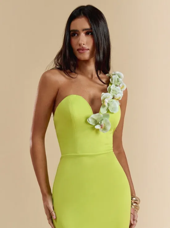 SOLIEL FLORAL ONE-SHOULDER DRESS sold by hitheredarling product image thumbnail 3