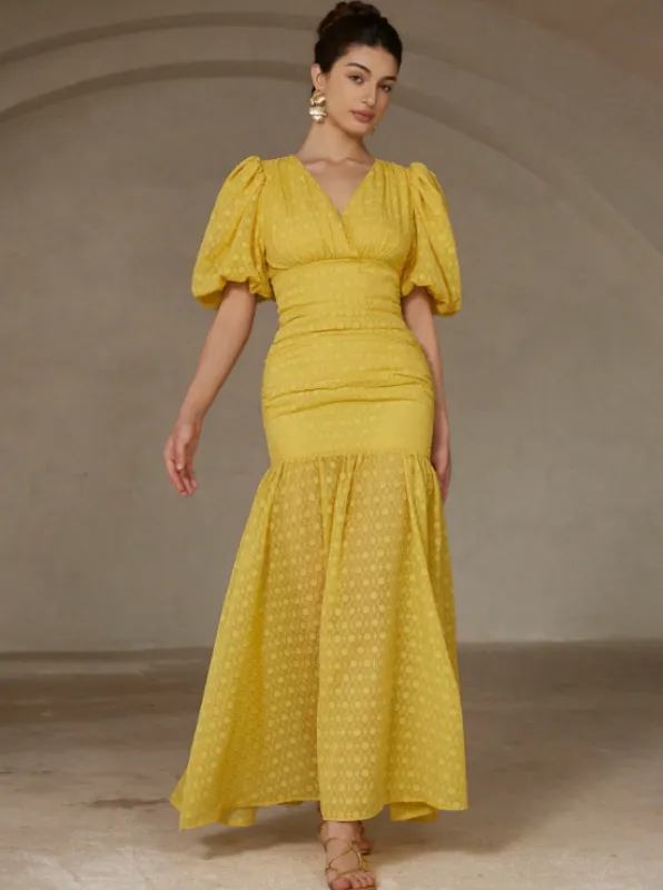 APRIL CHIFFON MAXI DRESS sold by hitheredarling