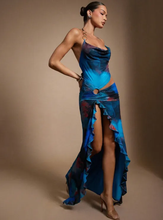 ELIRAH O-RINGS MAXI DRESS sold by hitheredarling