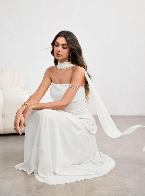 NINA ASYMMETRICAL FLOUNCE DRESS sold by hitheredarling product image thumbnail 4