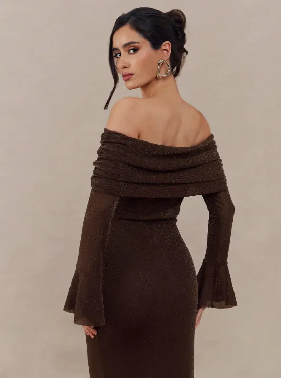 CATY PLEATED OFF SHOULDER DRESS sold by hitheredarling product image thumbnail 2