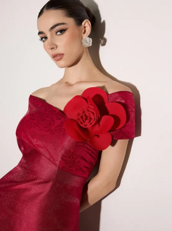 KELDA FLOWER MIDI DRESS sold by hitheredarling