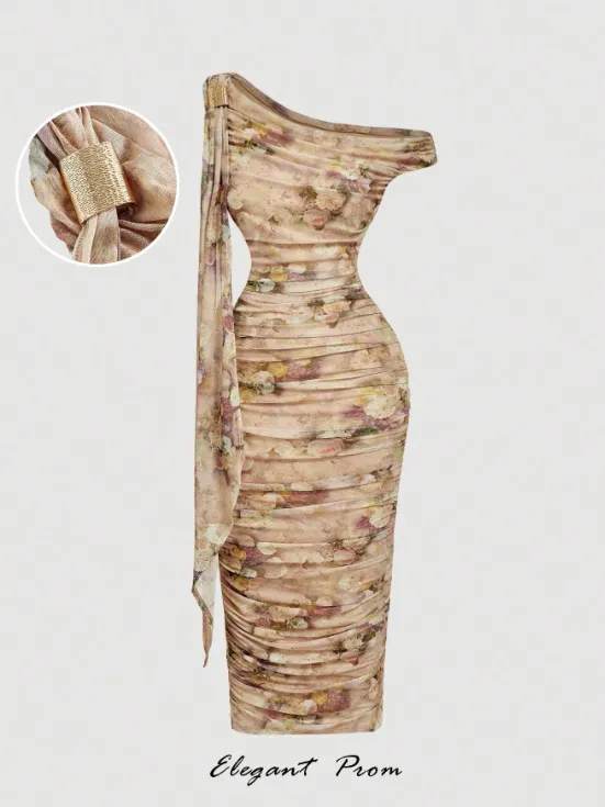 PEACHY FLORAL MIDI DRESS sold by hitheredarling