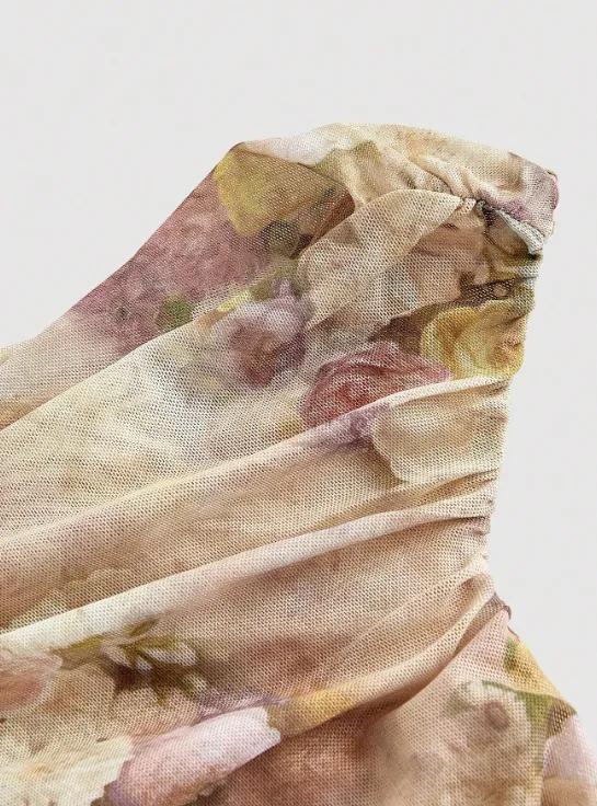 PEACHY FLORAL MIDI DRESS sold by hitheredarling product image thumbnail 5