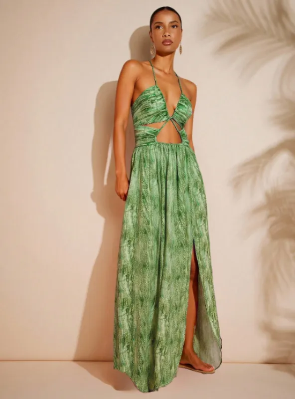 ZOE CHIFFON MAXI DRESS sold by hitheredarling