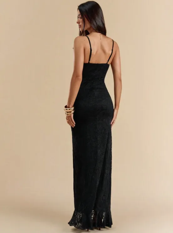 KYLIE LACE RUFFLES MAXI DRESS sold by hitheredarling product image thumbnail 2