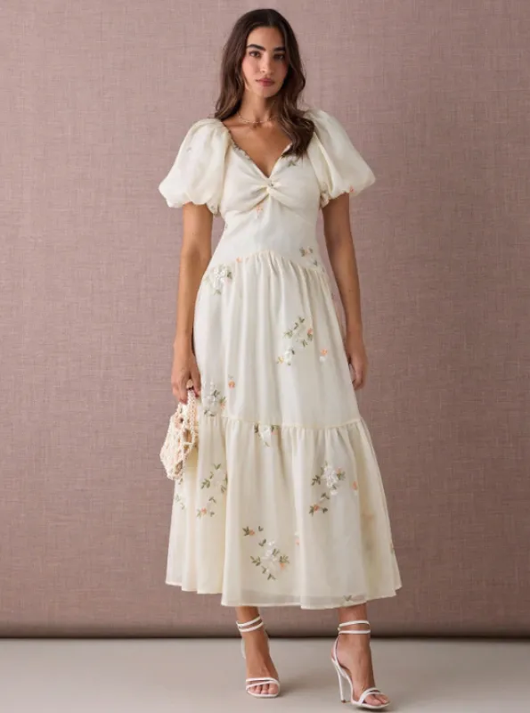 AMANDA ROMANTIC FLORAL DRESS sold by hitheredarling