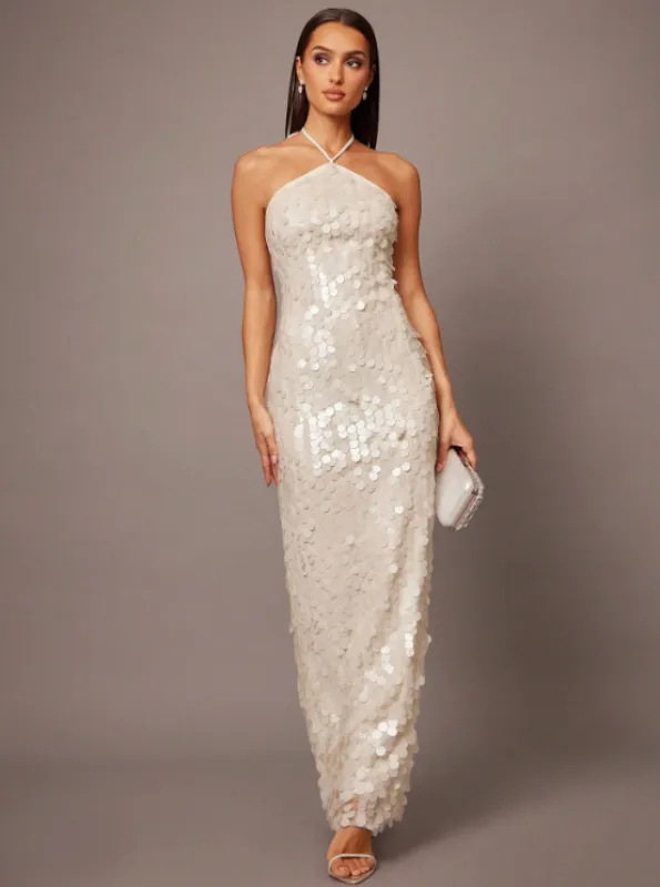 NADIJA SEQUIN MAXI DRESS sold by hitheredarling