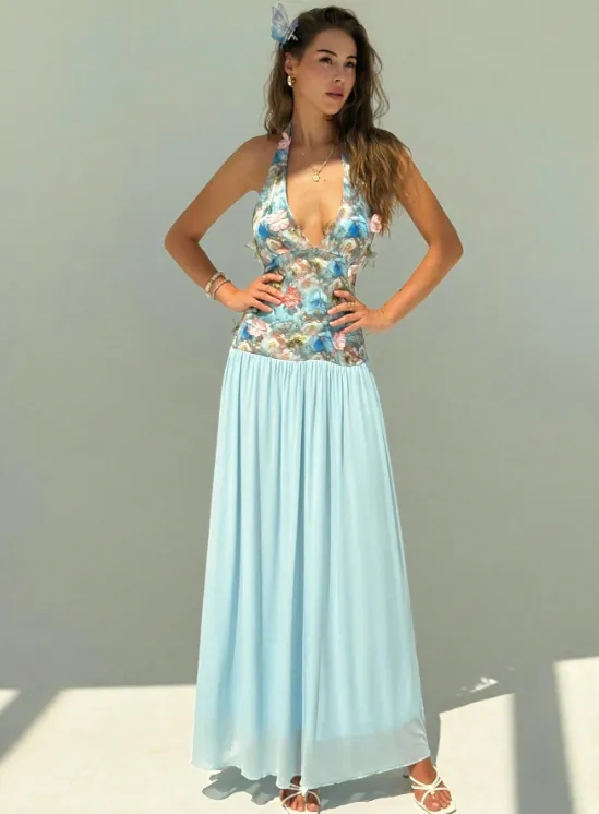 KIM FLORAL MAXI DRESS sold by hitheredarling product image thumbnail 3