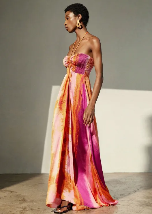 SARA CHIFFON TIE-DYE MAXI DRESS sold by hitheredarling product image thumbnail 5