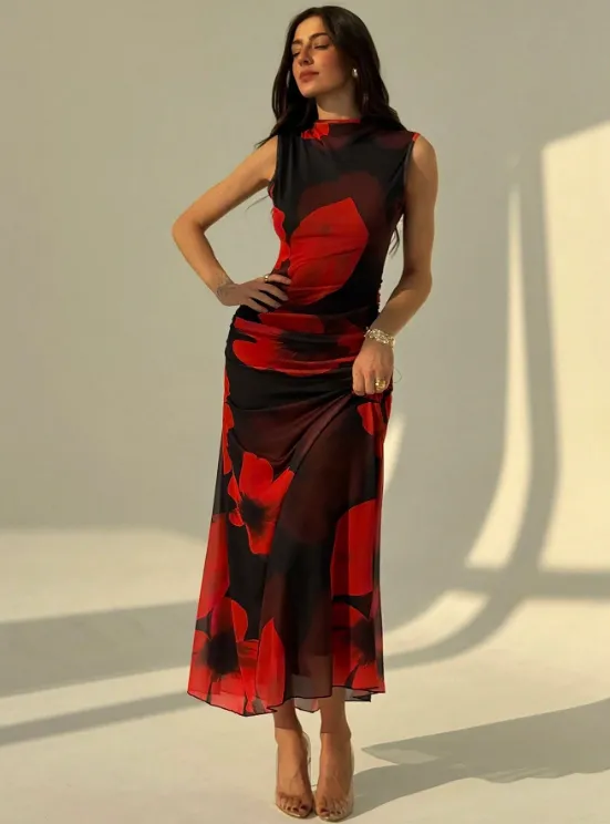 LEWIS FLORAL MAXI DRESS sold by hitheredarling product image thumbnail 3