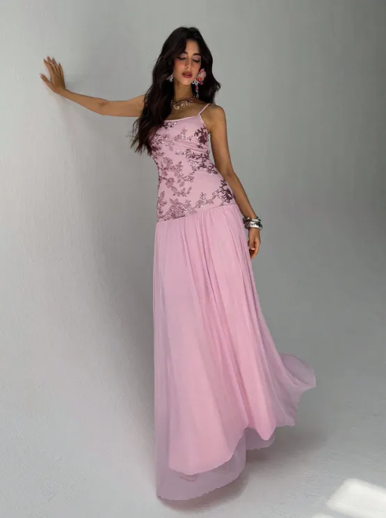 ELOISE SEQUIN MAXI DRESS sold by hitheredarling