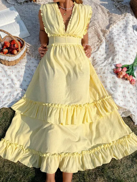 SOPHIA RUFFLE DRESS sold by hitheredarling product image thumbnail 4