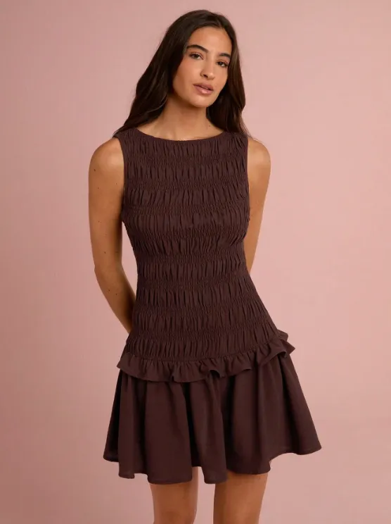 EMILY BROWN RUFFLE DRESS sold by hitheredarling product image thumbnail 2