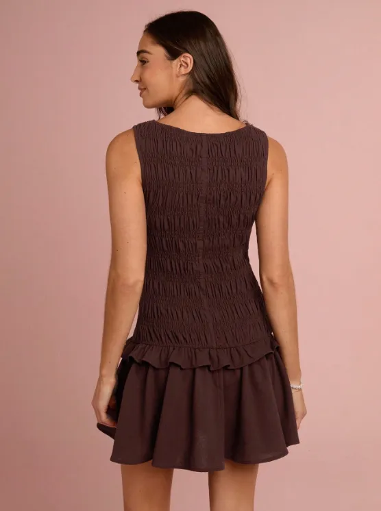 EMILY BROWN RUFFLE DRESS sold by hitheredarling product image thumbnail 4