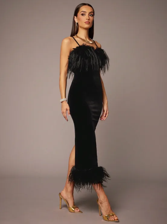 STELLA VELVET MIDI DRESS sold by hitheredarling product image thumbnail 2