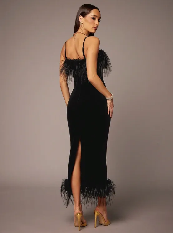 STELLA VELVET MIDI DRESS sold by hitheredarling product image thumbnail 3