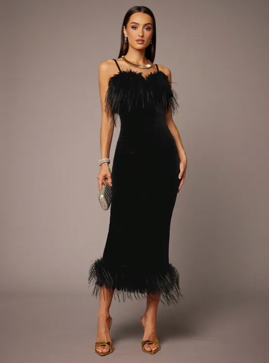 STELLA VELVET MIDI DRESS sold by hitheredarling product image thumbnail 4