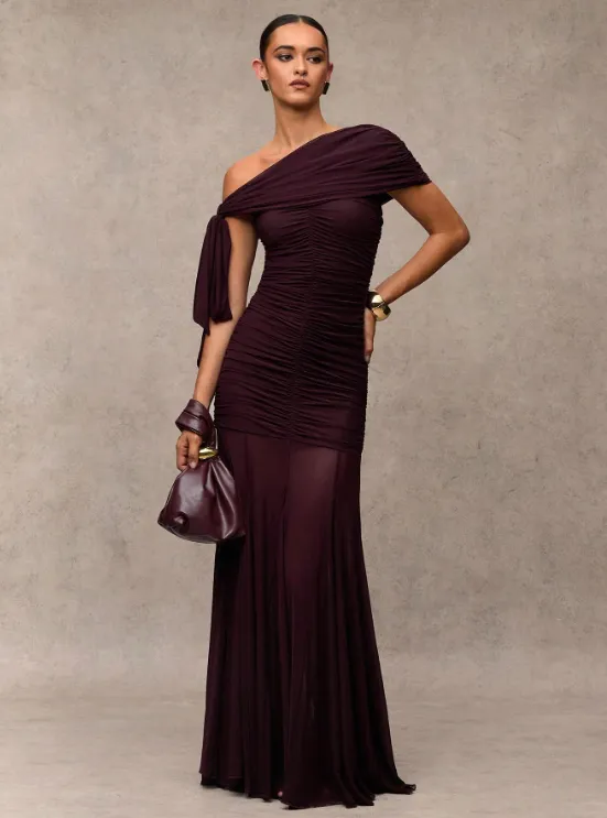 AMBER MAXI DRESS-RED VIOLET sold by hitheredarling product image thumbnail 4