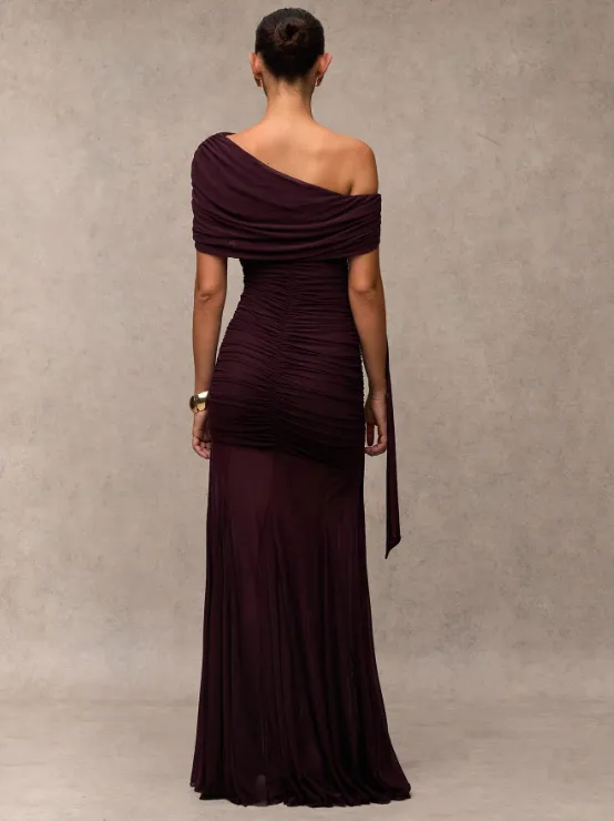 AMBER MAXI DRESS-RED VIOLET sold by hitheredarling product image thumbnail 3