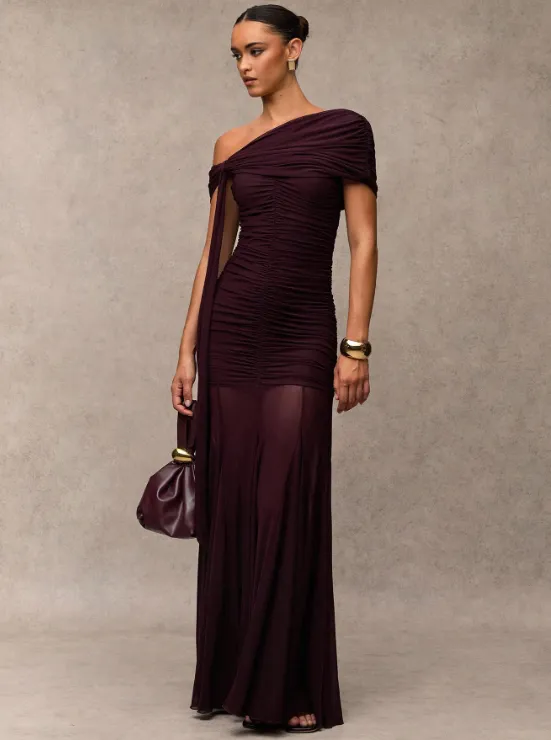 AMBER MAXI DRESS-RED VIOLET sold by hitheredarling product image thumbnail 2