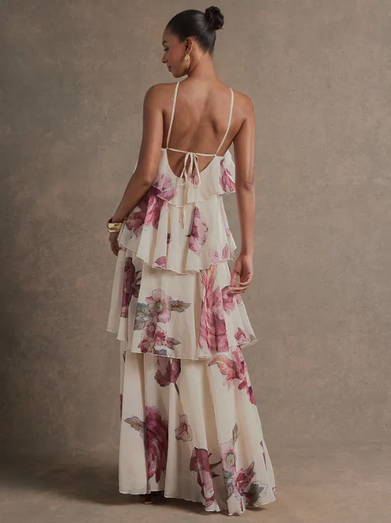 Sandra Chiffon Maxi Dress - Floral sold by hitheredarling product image thumbnail 2