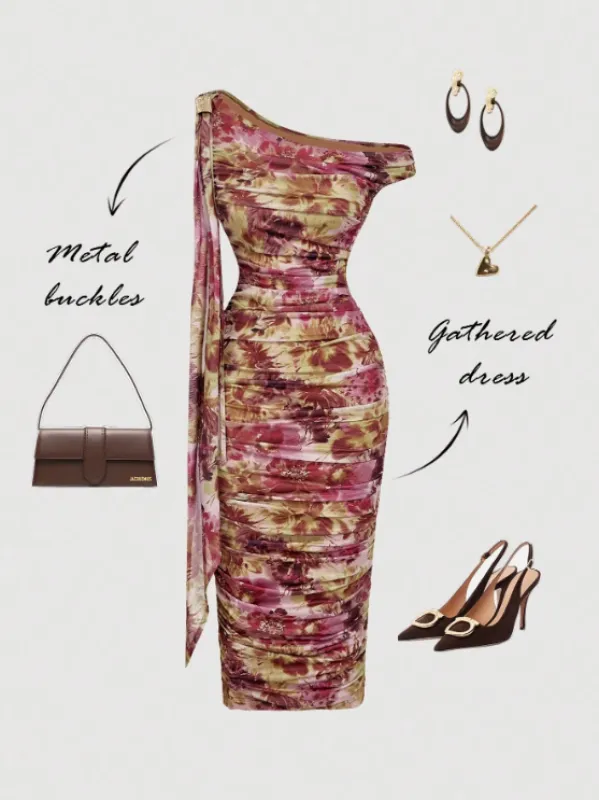 MILA FLORAL MIDI DRESS sold by hitheredarling