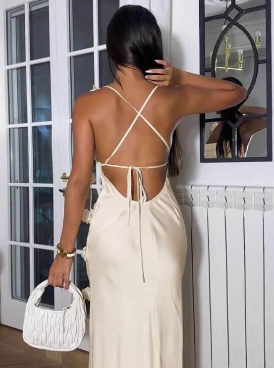 Marly Floral Backless Maxi Dress sold by hitheredarling product image thumbnail 5