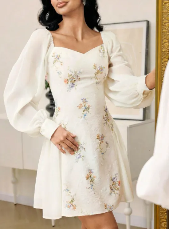 Sandria Floral Mini Dress sold by hitheredarling product image thumbnail 5