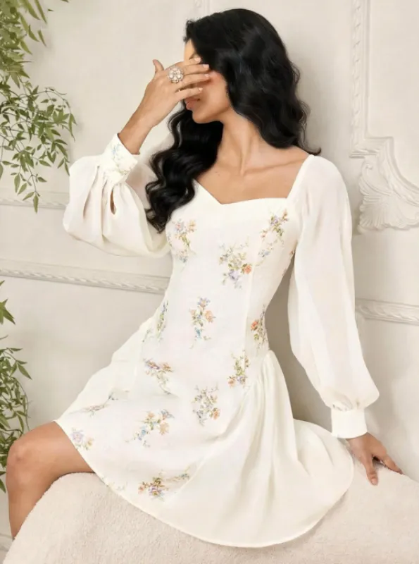 Sandria Floral Mini Dress made by hitheredarling