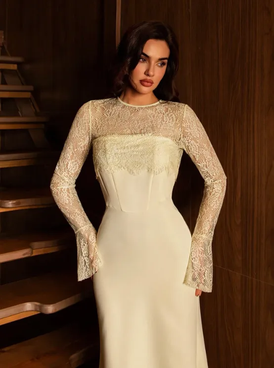 Priya Lace Maxi Dress sold by hitheredarling product image thumbnail 4