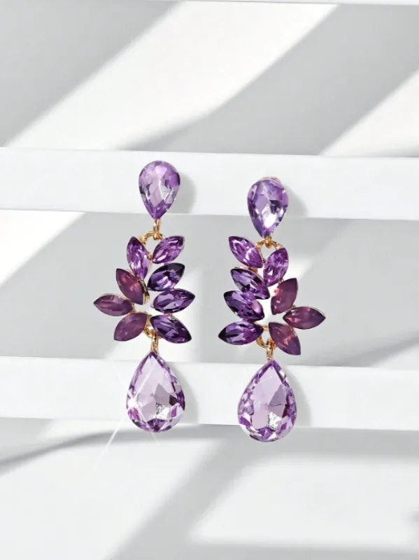 Collins Water Drop Floral Earrings made by hitheredarling