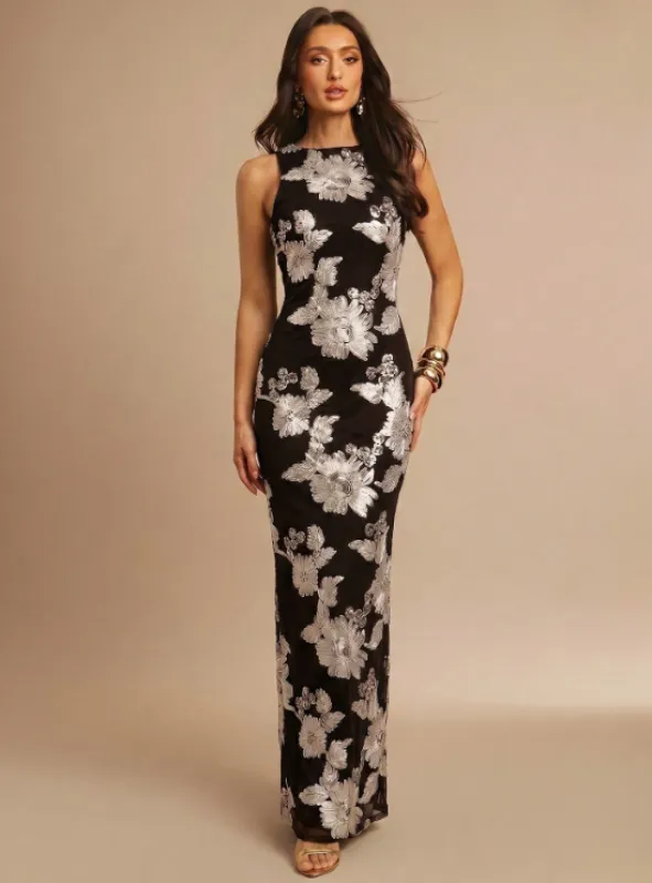 Helena Jacquard Maxi Dress made by hitheredarling