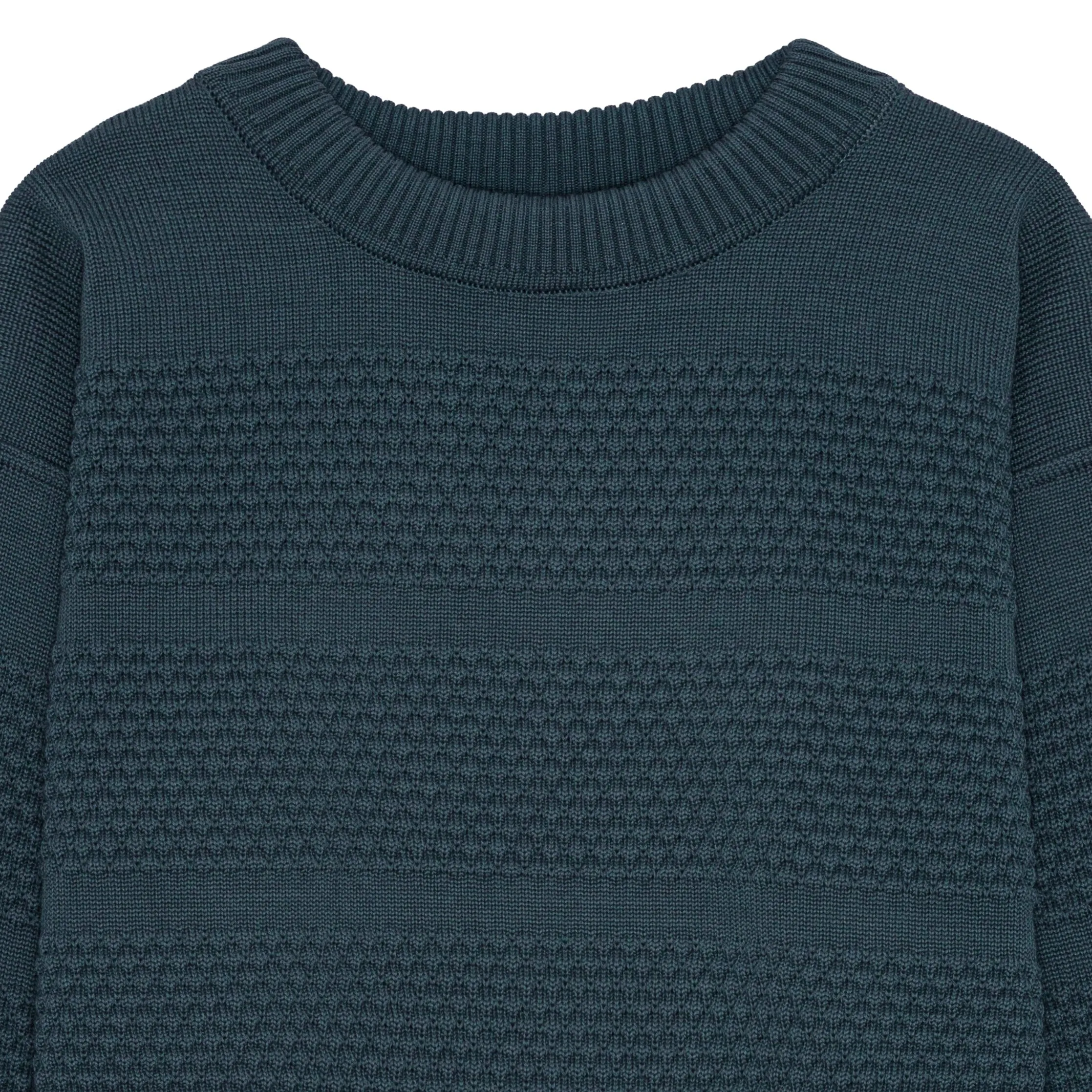 FISHERMAN crew neck | rund hals, faded mineral blue sold by S.N.S HERNING product image thumbnail 3