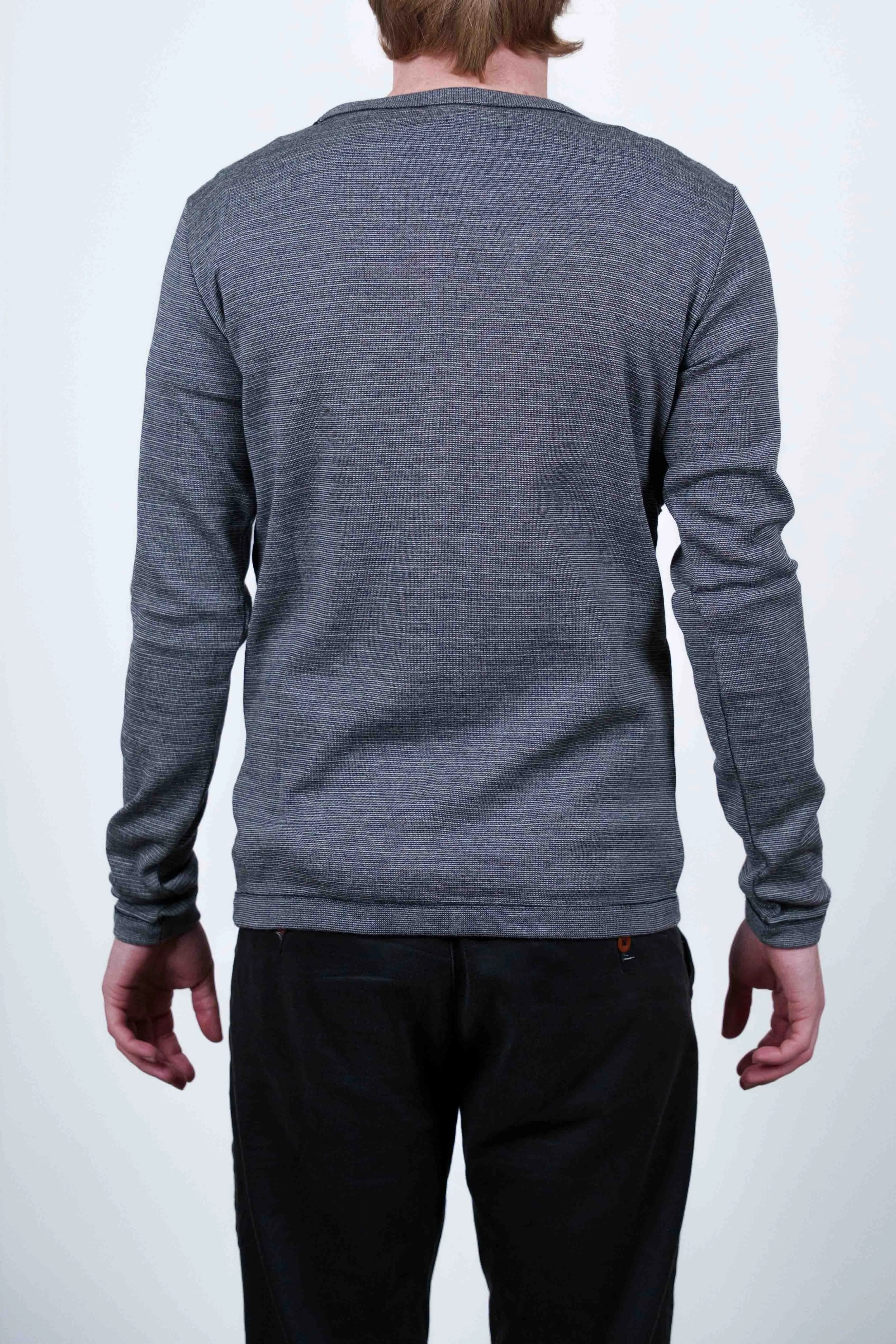 TYPE crew neck, carbon silver blend sold by S.N.S HERNING product image thumbnail 4