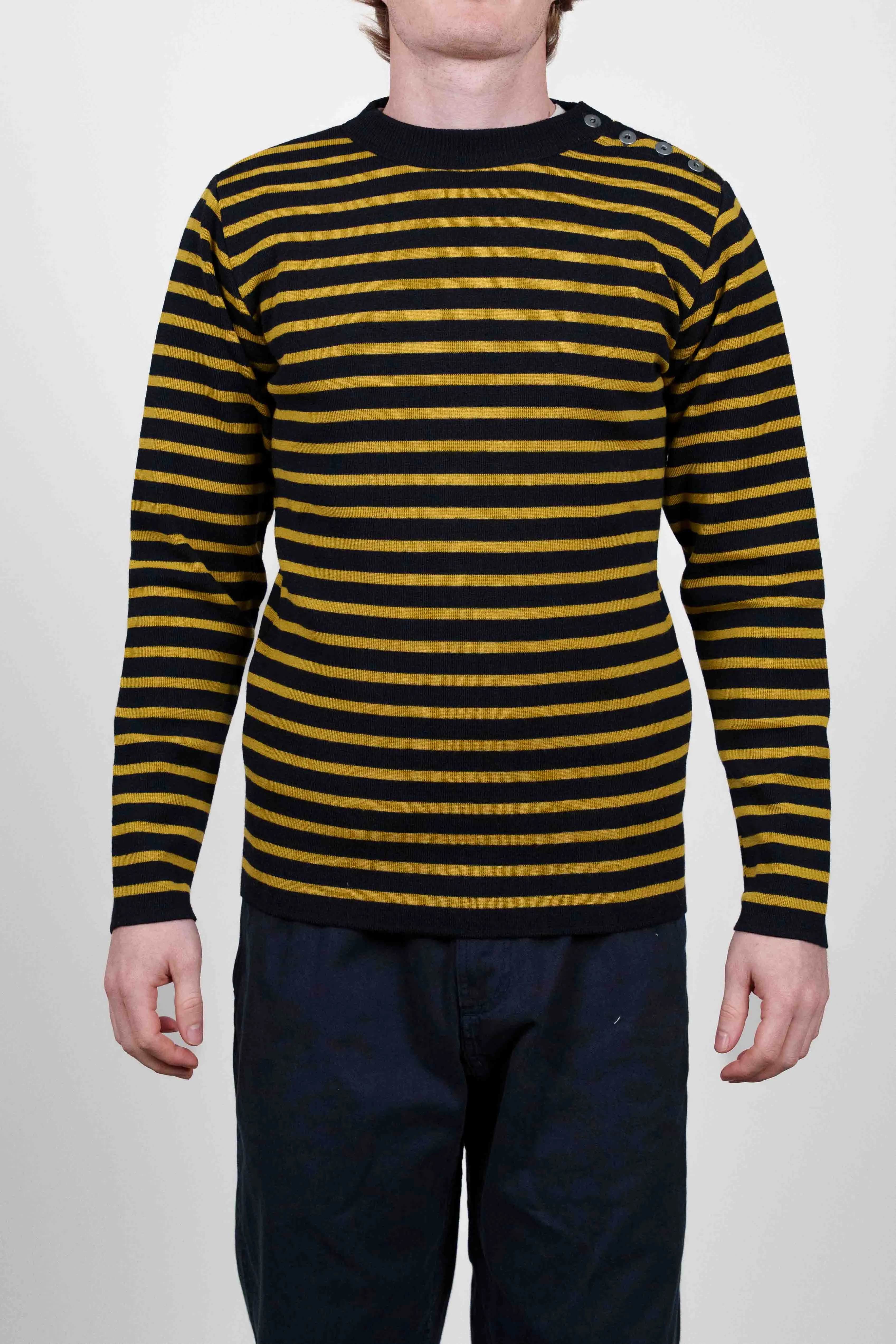 NAVAL, navy blue / mustard sold by S.N.S HERNING