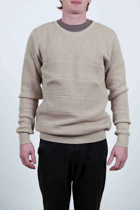 META crew neck, desert sand sold by S.N.S HERNING