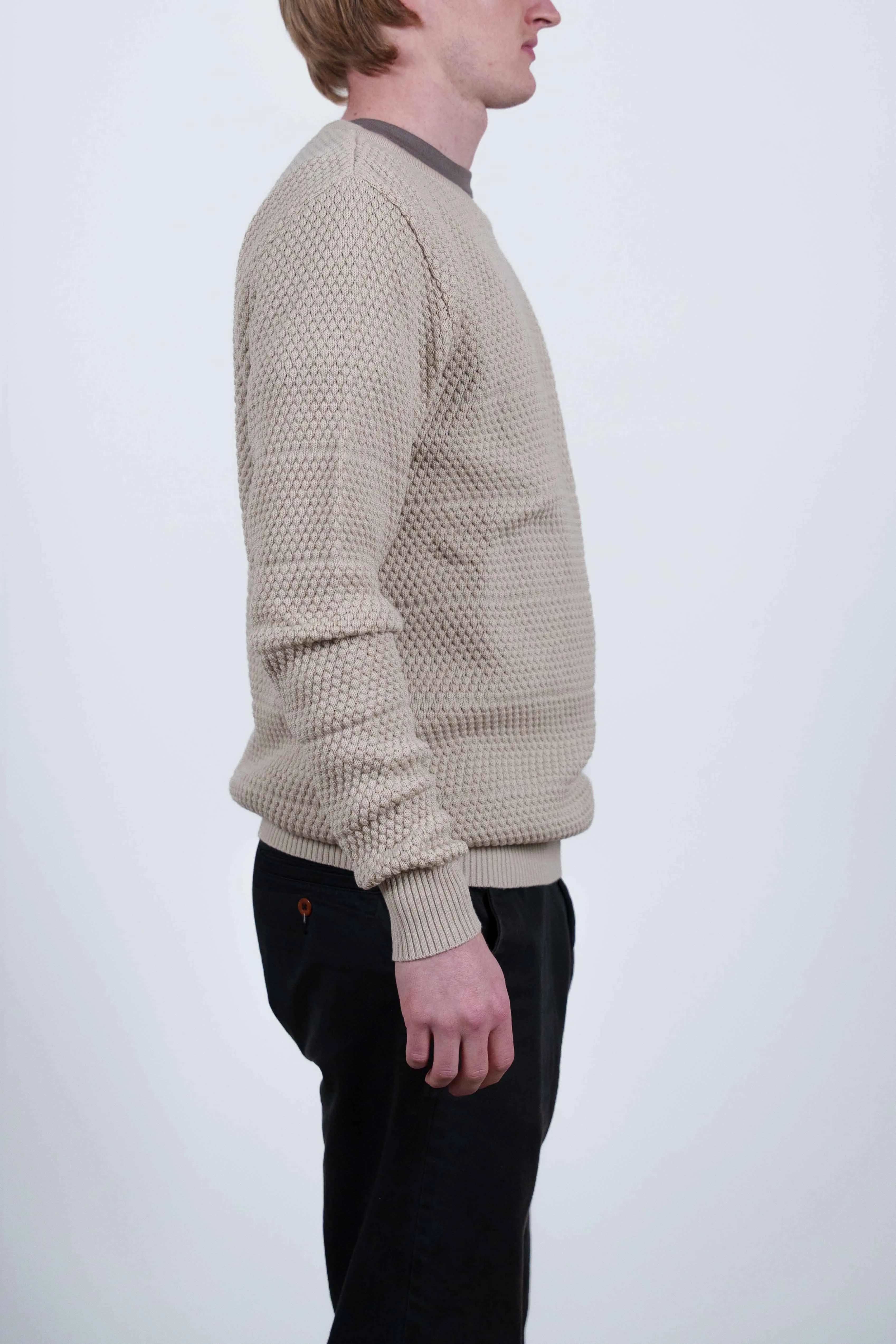 META crew neck, desert sand sold by S.N.S HERNING product image thumbnail 3