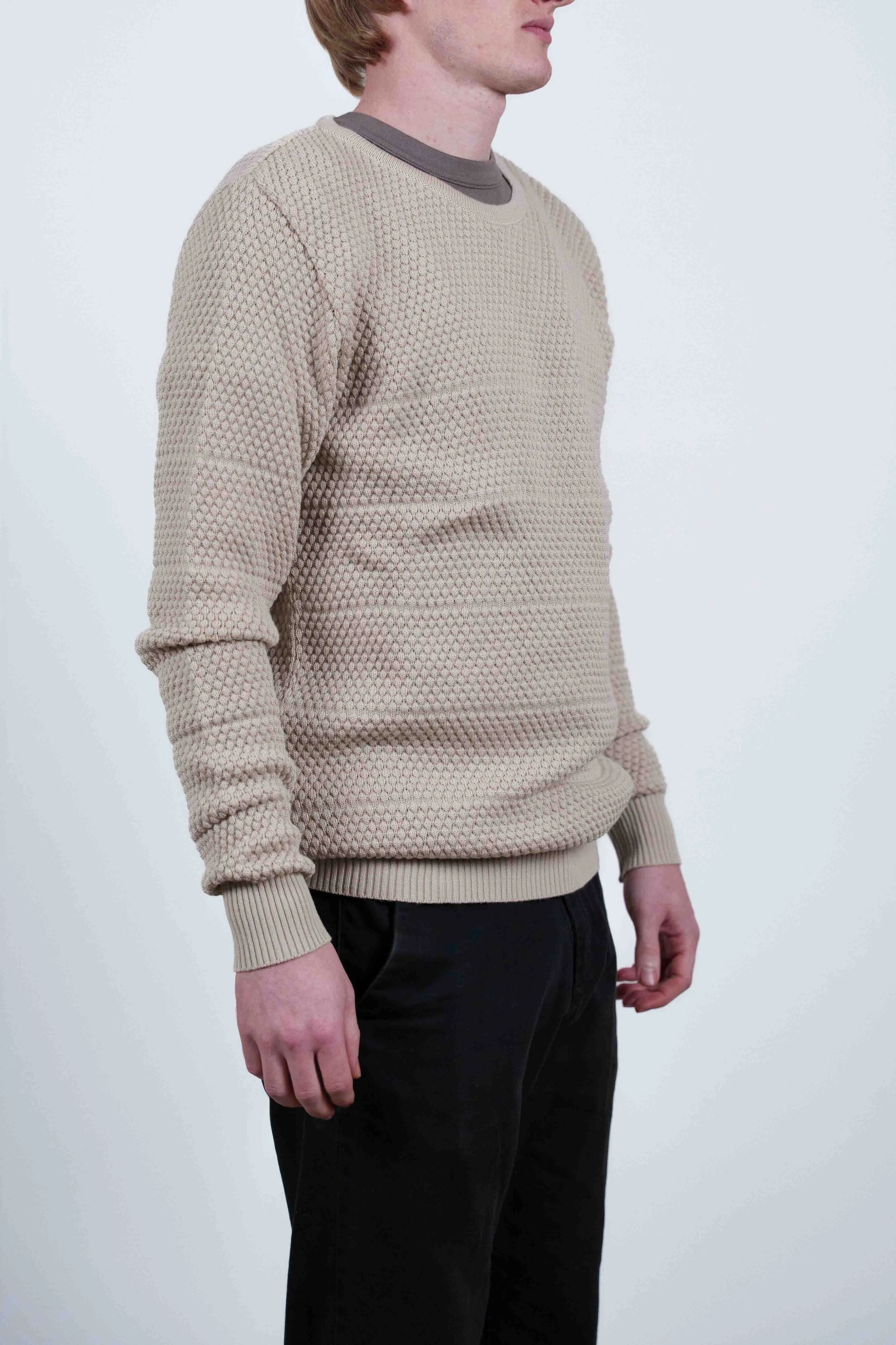 META crew neck, desert sand sold by S.N.S HERNING product image thumbnail 2
