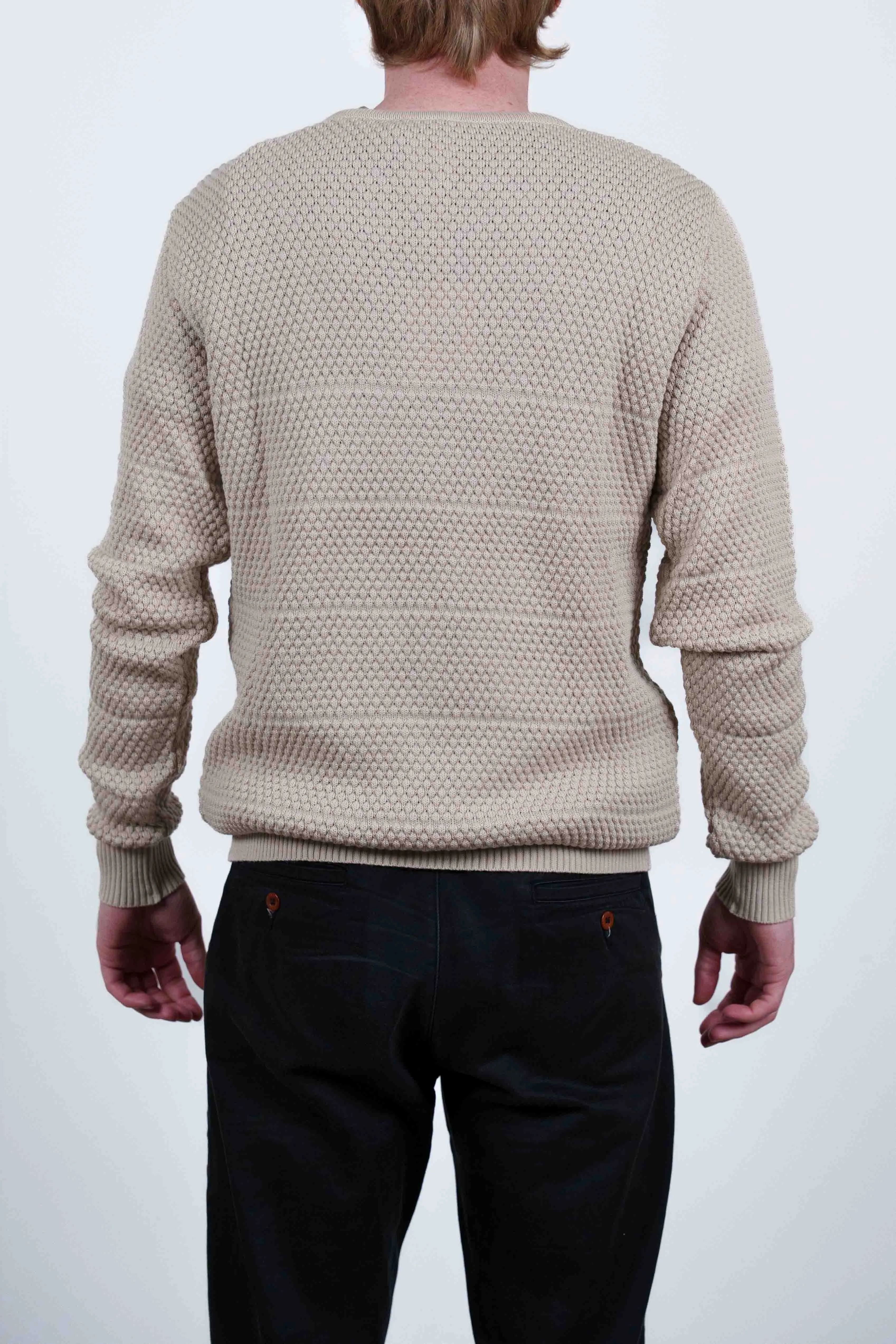 META crew neck, desert sand sold by S.N.S HERNING product image thumbnail 4