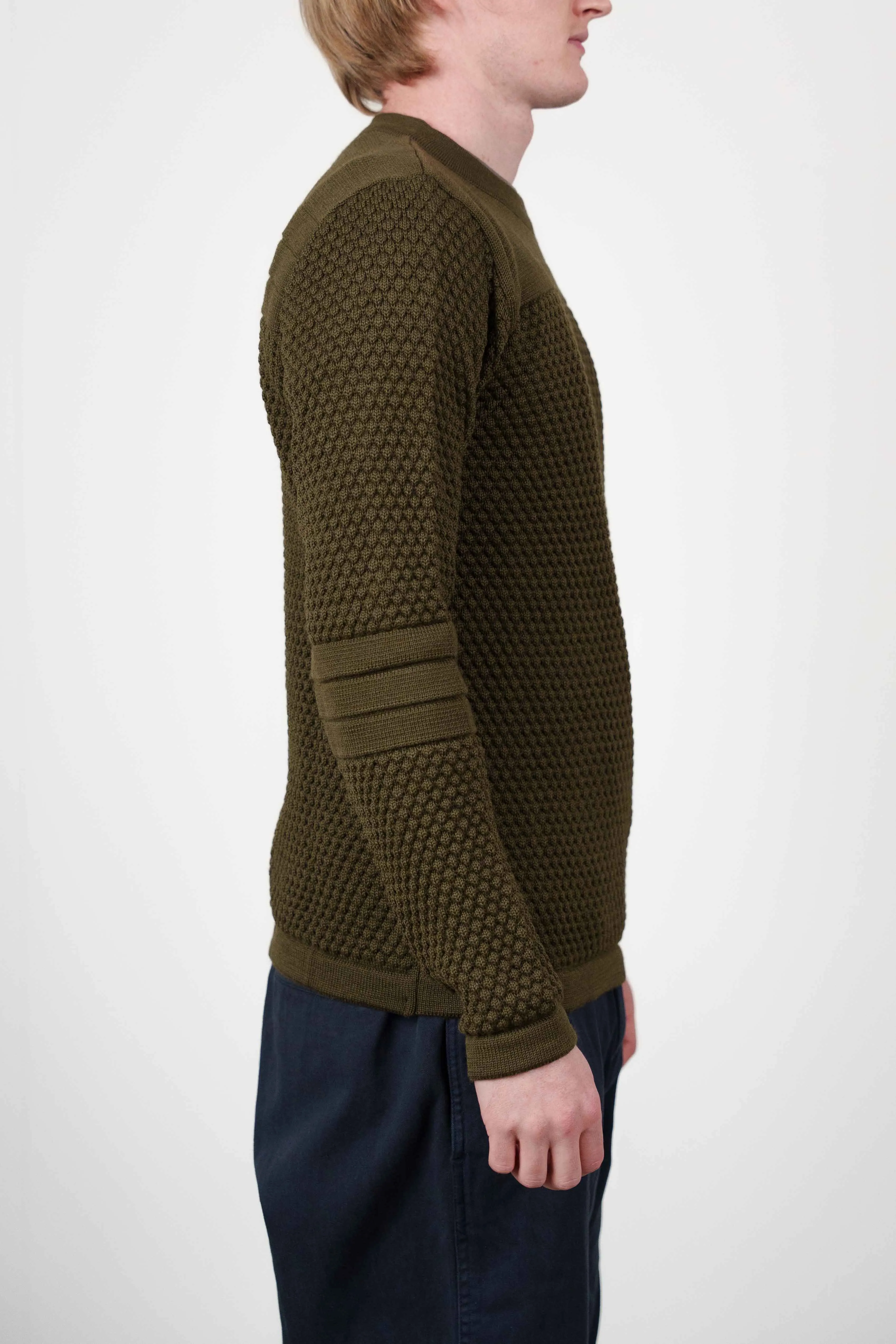 TORSO sweater, dark army green sold by S.N.S HERNING product image thumbnail 3