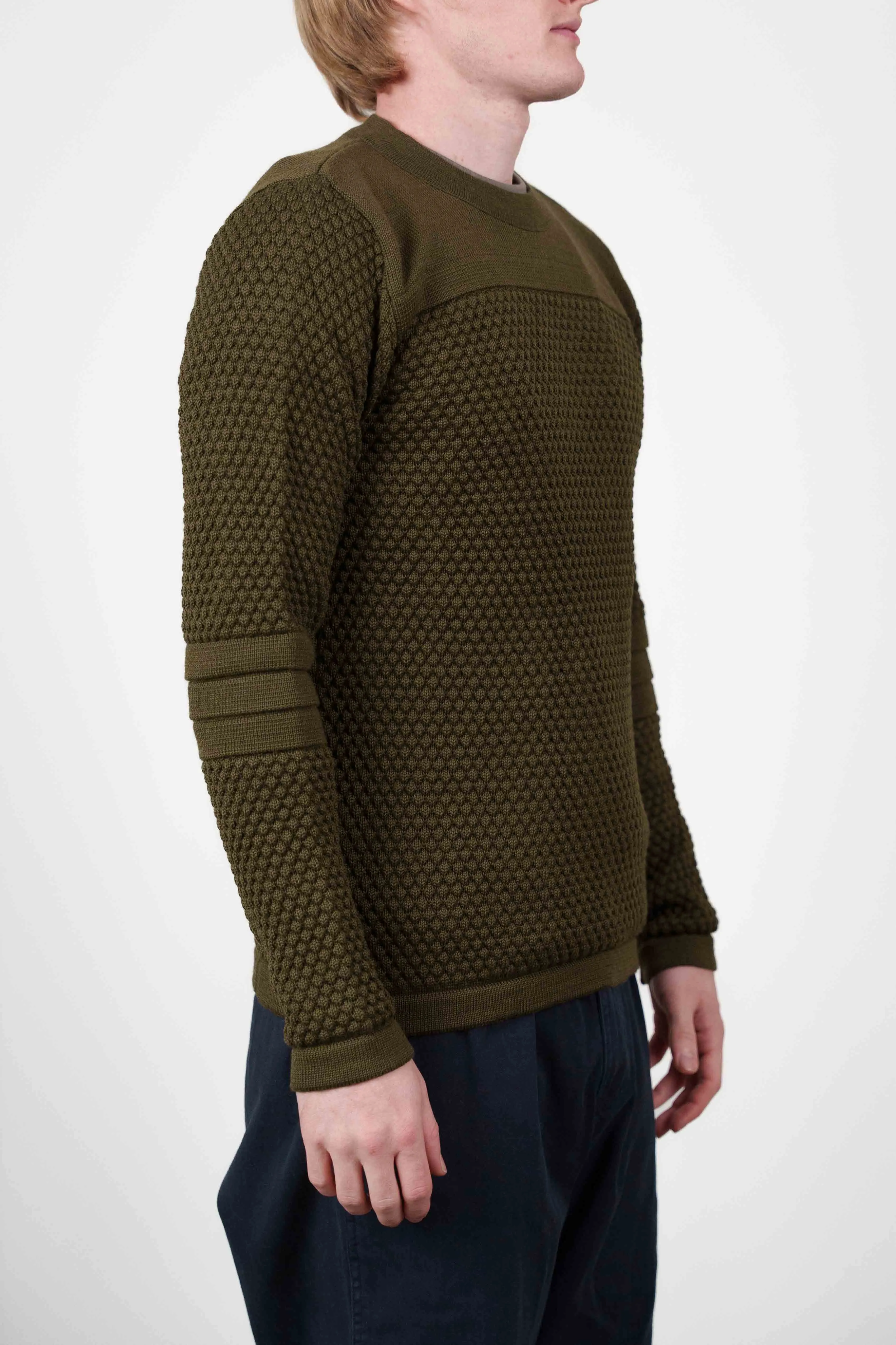 TORSO sweater, dark army green sold by S.N.S HERNING product image thumbnail 2