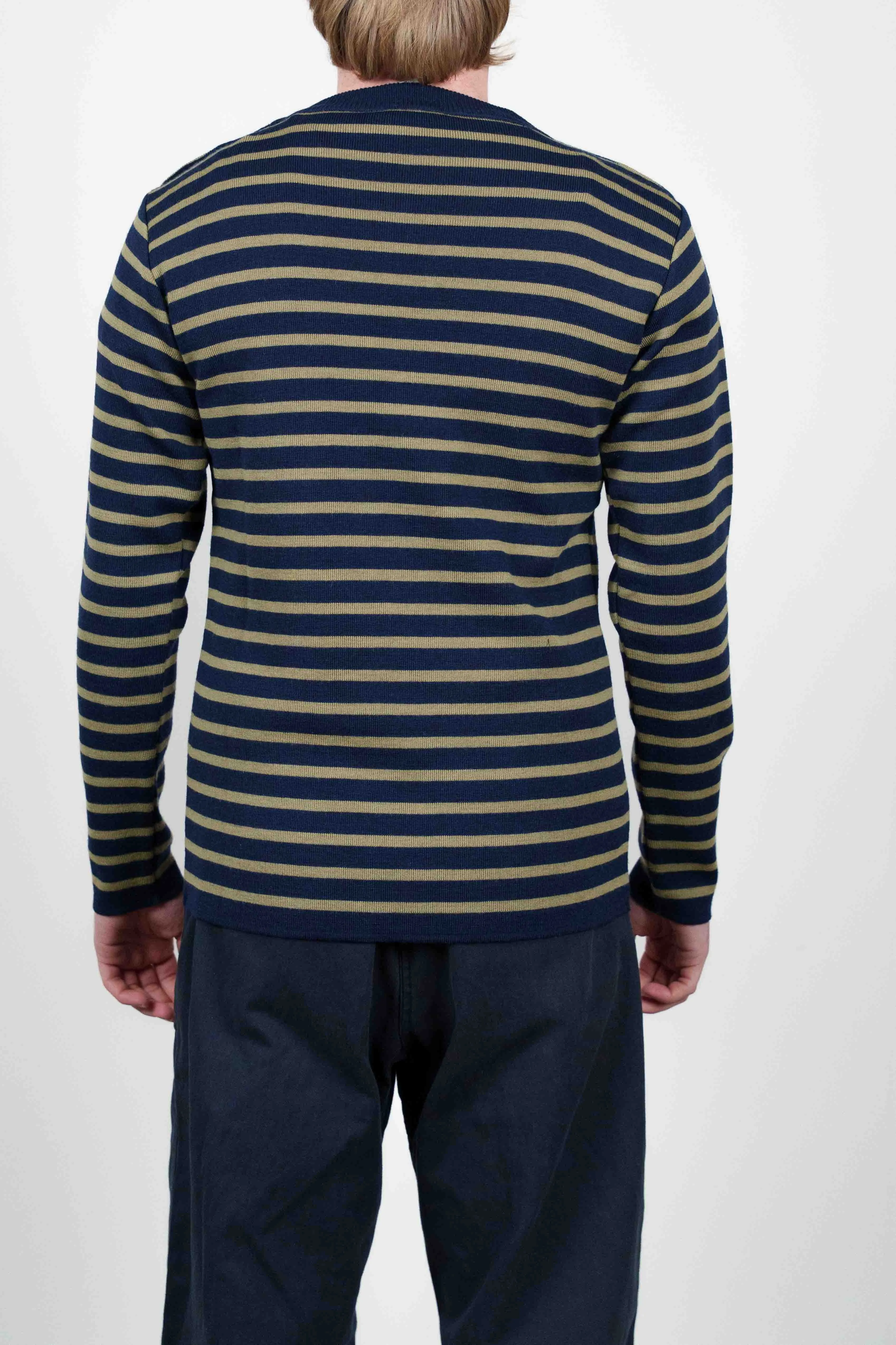 NAVAL crew neck, sea blue / light green sold by S.N.S HERNING product image thumbnail 4