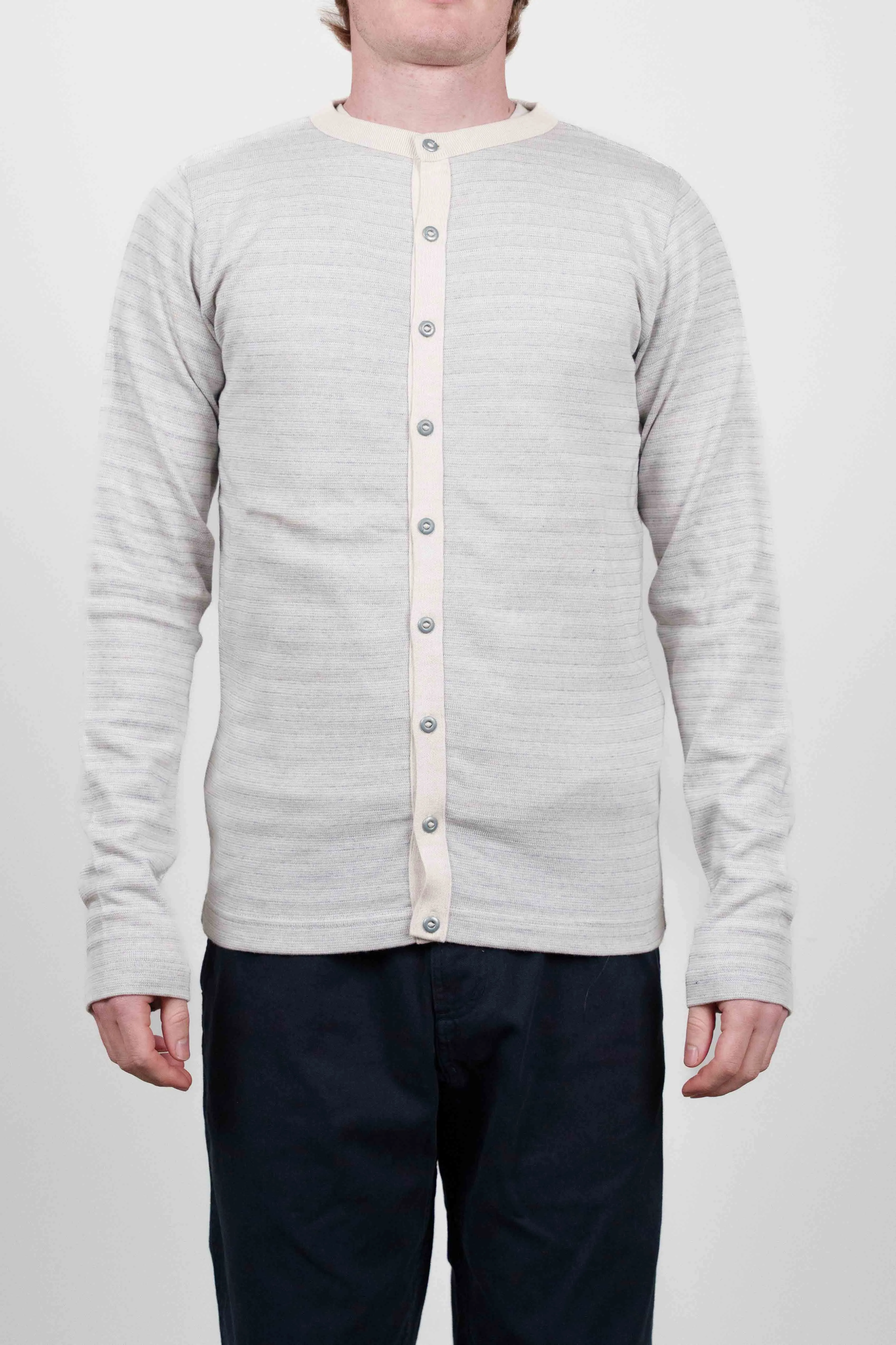 BALANCE cardigan, soft grey blend sold by S.N.S HERNING
