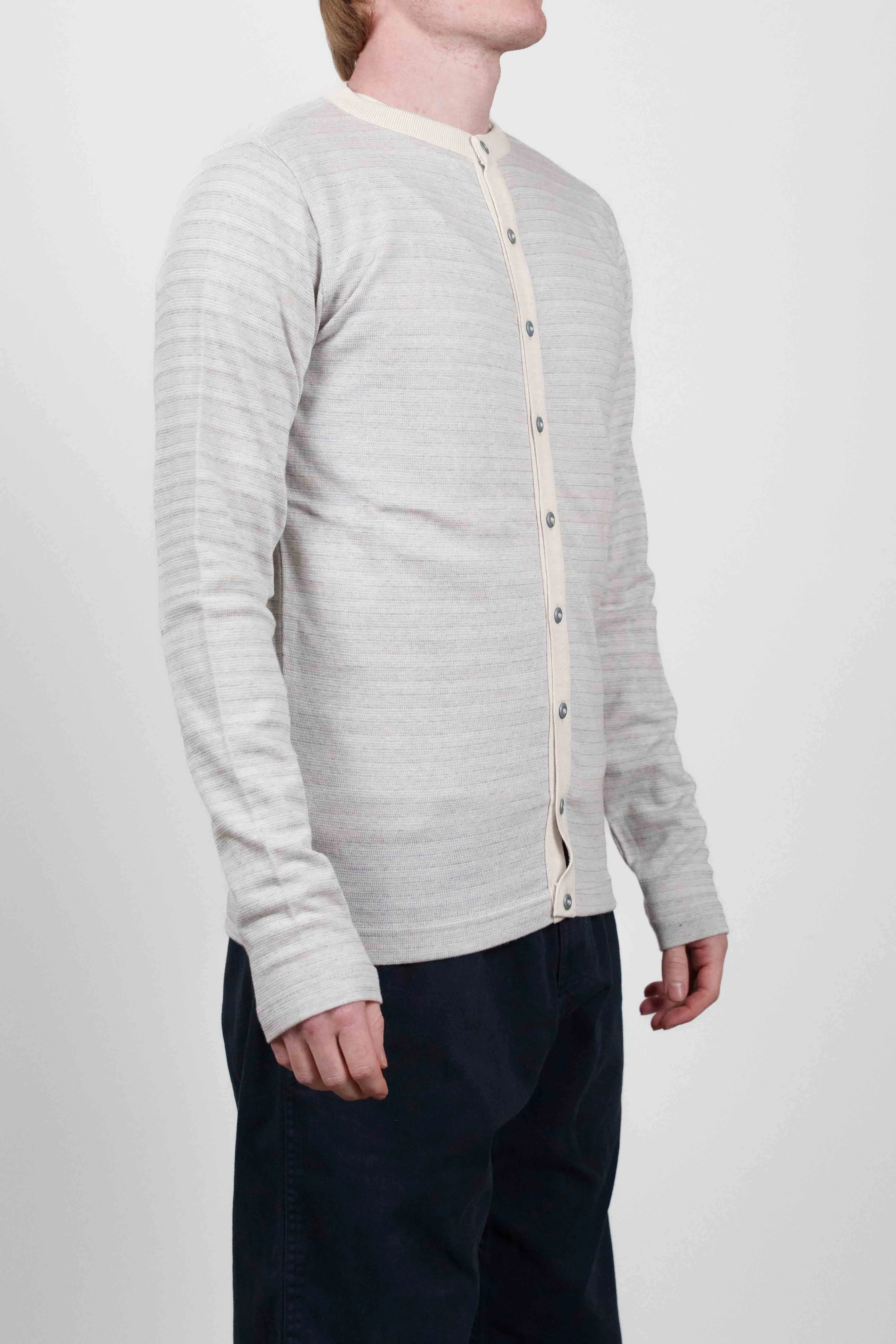 BALANCE cardigan, soft grey blend sold by S.N.S HERNING product image thumbnail 2