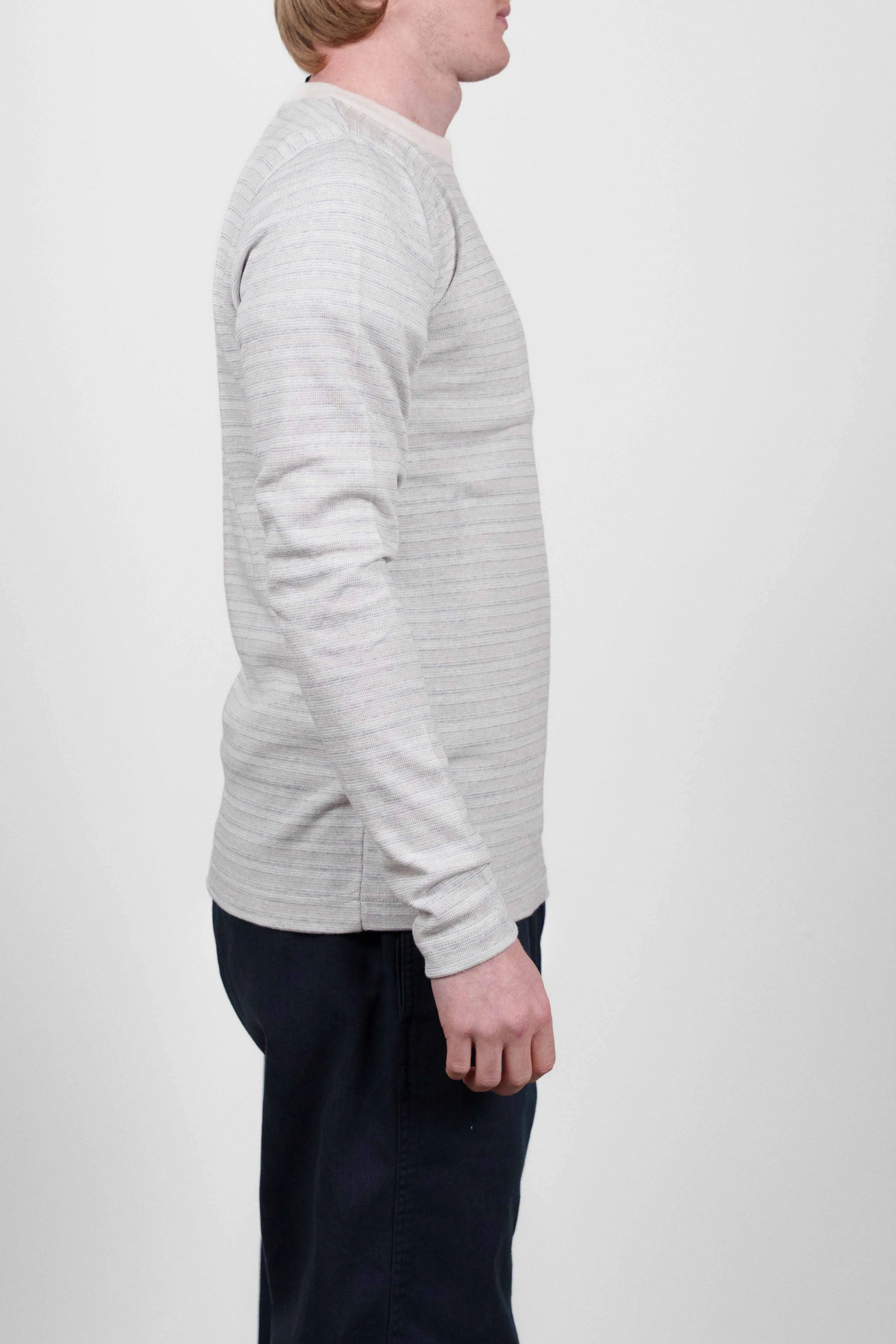 BALANCE sweater, soft grey blend sold by S.N.S HERNING product image thumbnail 3