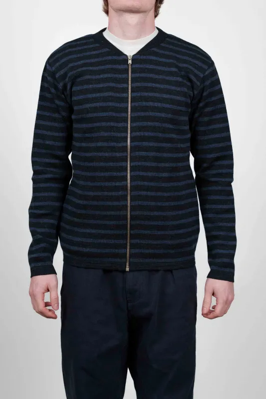NAVAL jacket, black melange / triple blue made by S.N.S HERNING