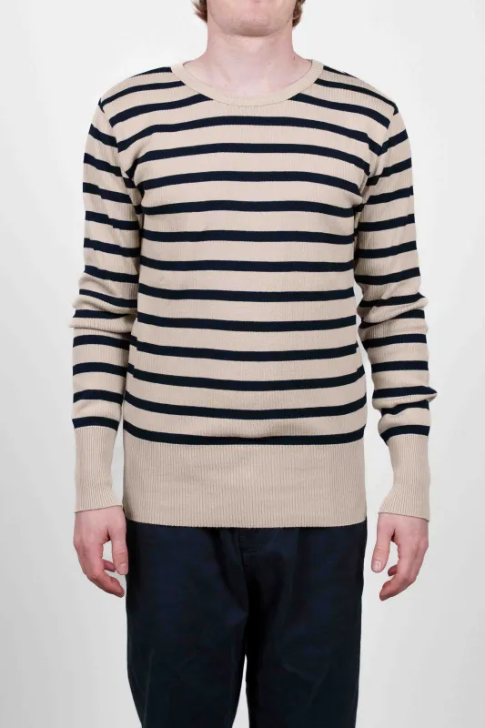 SUB crew neck, desert sand / marine sold by S.N.S HERNING