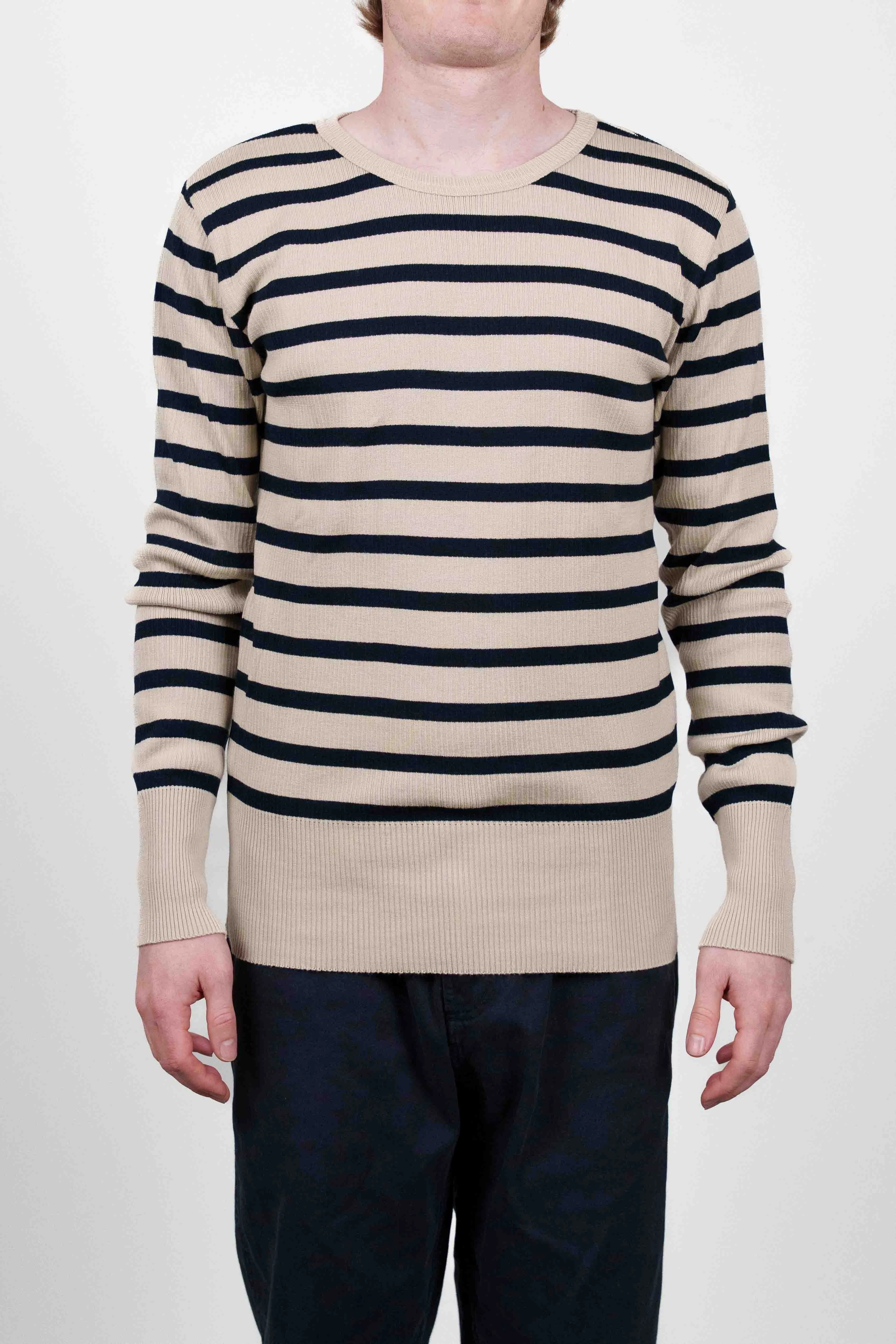 SUB crew neck, desert sand / marine sold by S.N.S HERNING