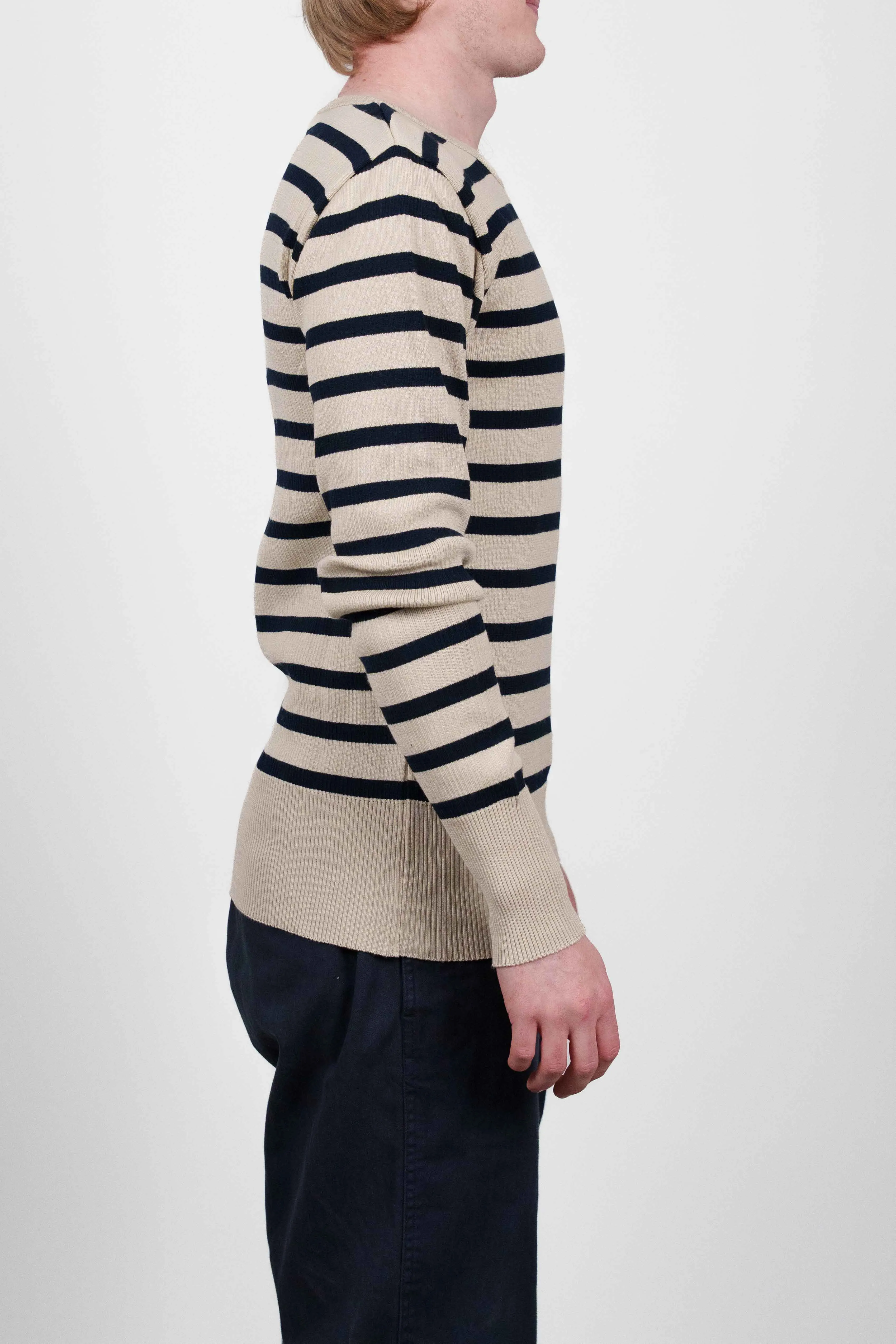 SUB crew neck, desert sand / marine sold by S.N.S HERNING product image thumbnail 3